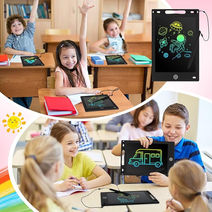 Zonon 4 Pcs LCD Writing Tablet 8.5 Inch Doodle Board Tablet Drawing Gifts LCD - Image 4