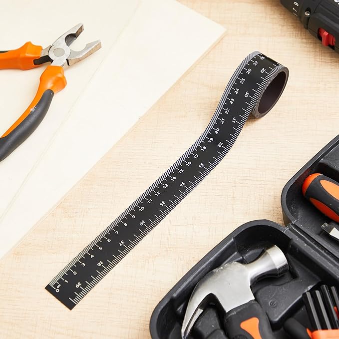 Relaxweex 1 Pcs 39.37 Inch Magnetic Ruler Flexible Tape Magnetic Tape Measure - Image 7