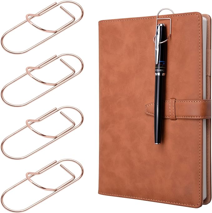 Wisdompro Pen Clip, 12 Pack Stainless Steel Pencil Clip Holder by Wisdompro