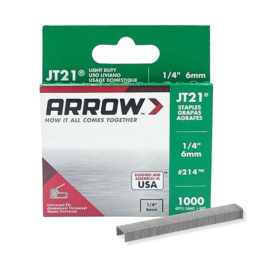Arrow 214 JT21 Thin Wire Staples by ArrowToolGroup