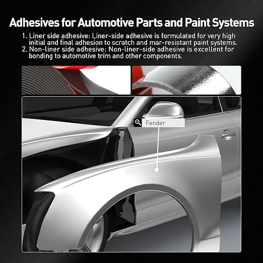 Automotive Acrylic Plus Attachment Tape 0.24" x 18Ft Made of 3M Pack of 2 - Image 6