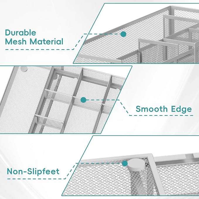 Expandable Desk Drawer Organizer Tray - Image 6