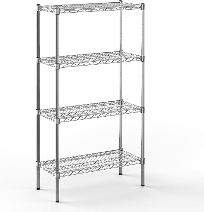 Regal Altair 14" Deep x 30" Wide x 54" Height Wire Shelving Kit | 4-Tier | NSF by Regal+Altair