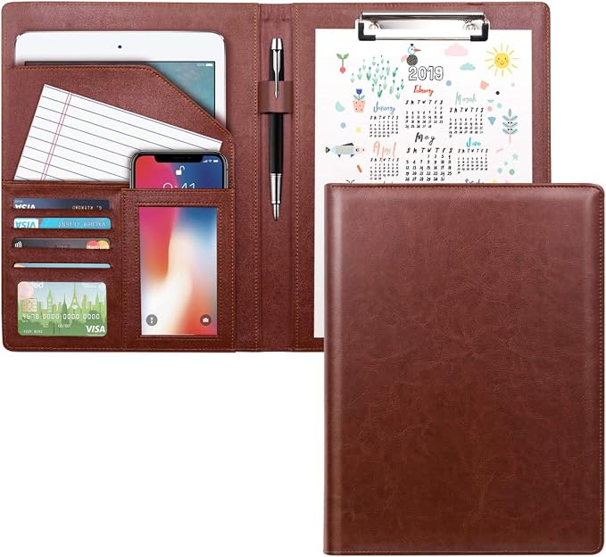 Leather Business/Resume Portfolio Organizer by WAVEYU