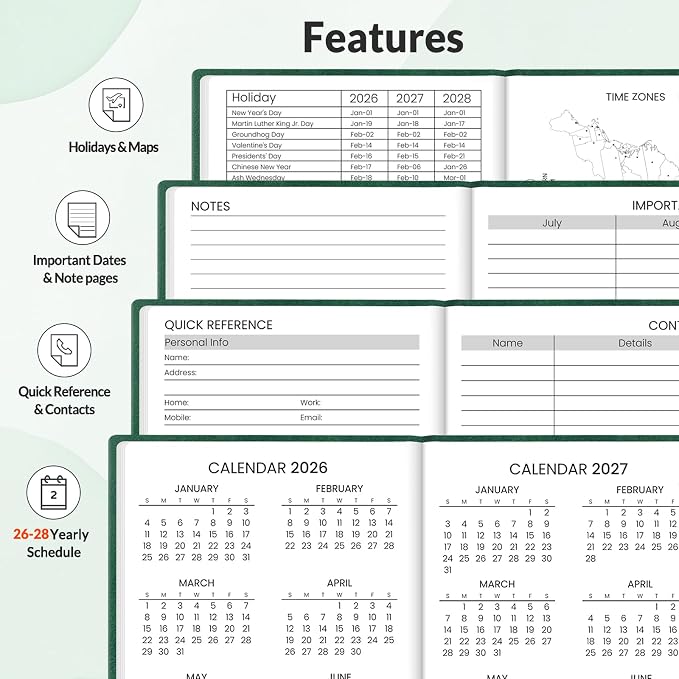 SUNEE 2026-2027 Pocket Weekly Planner - Image 5