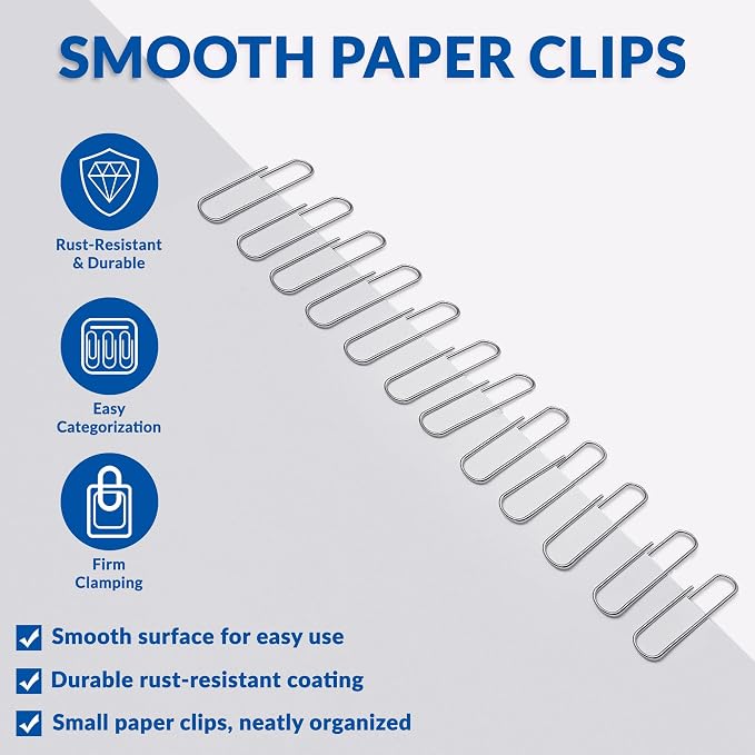 Small Paper Clips, 1.1 Inch Paper Clip - Image 4