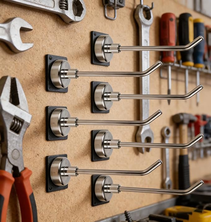 Strong Magnetic Hooks, 2.2 Inch Long, SS Magnet Hooks - Image 7