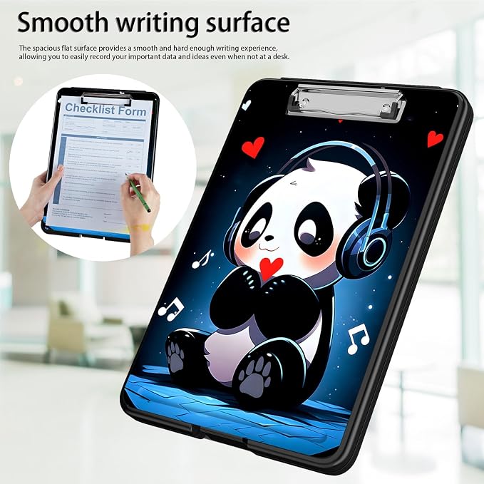 Clipboard with Storage, Office Supplies Nursing Clipboards Folder with Pen - Image 5