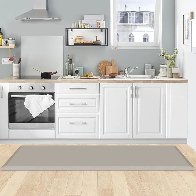 KitchenClouds Kitchen Mat Cushioned Anti Fatigue Kitchen Rug 17.3"x60" Water - Image 7