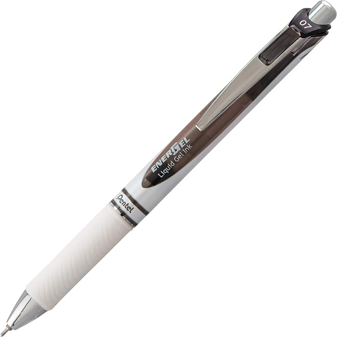 Pentel EnerGel Pearl RTX Retractable Liquid Gel Pen, Medium Line, Needle Tip - Image 2