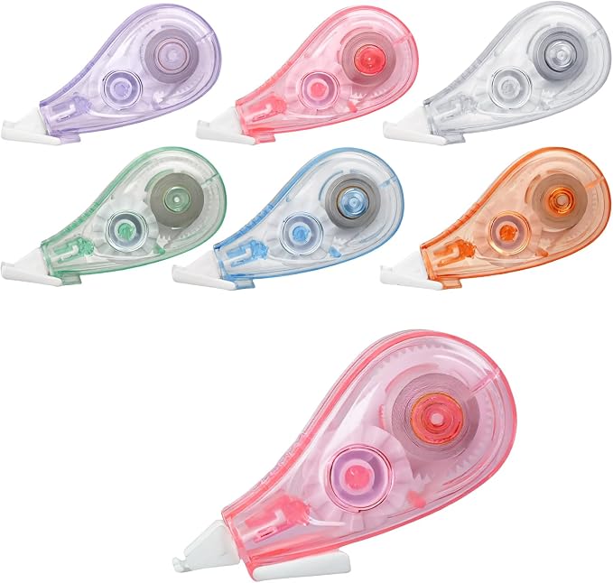 White Correction Tape, 6 Pack, 13.13 Feet Mini Correction Tape, Writing by Jovanssen