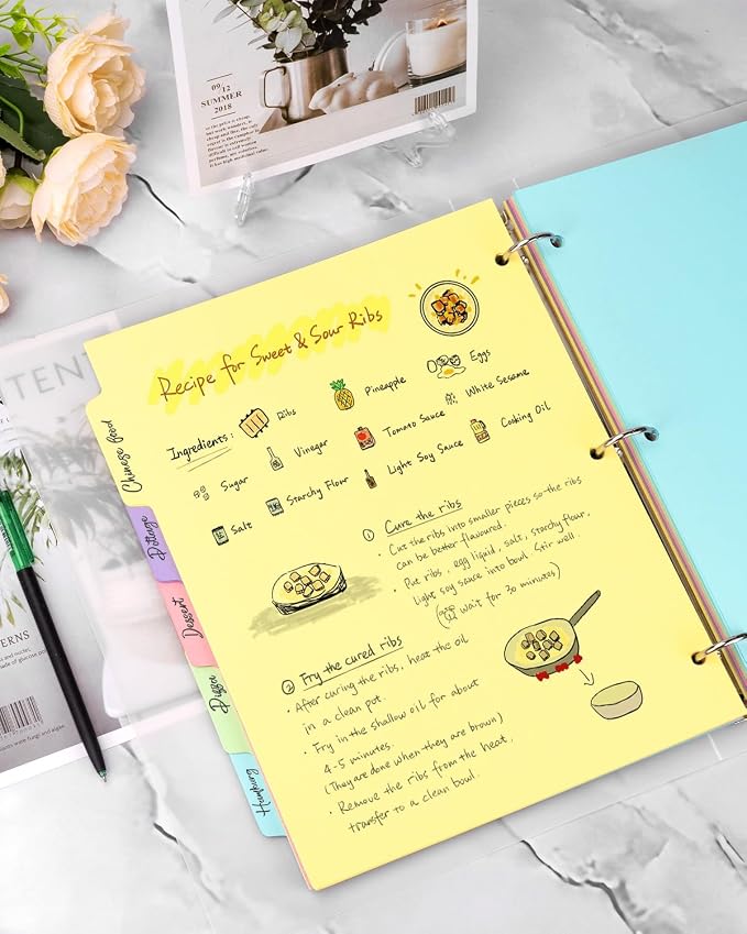 Dynta 3 Ring Binder Dividers - Image 6