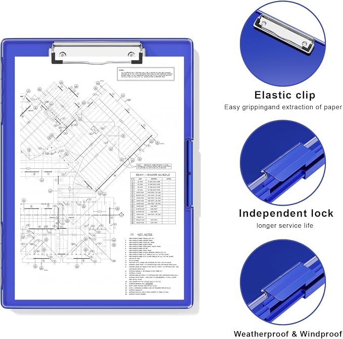 Hongri Clipboard with Storage, Heavy Duty with Dual Compartment, Smooth Writing - Image 3