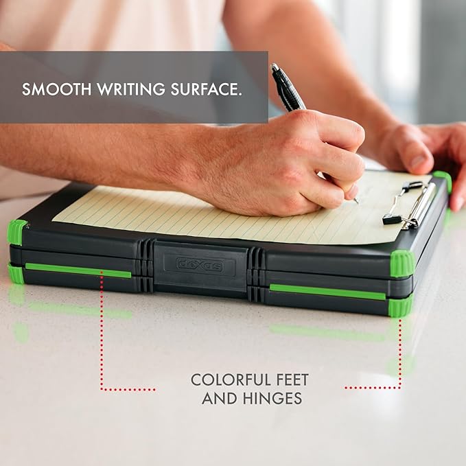 Dexas Duo Clipcase, Double Sided Clipboard Design, Portable Clipboards 13”x10” - Image 3