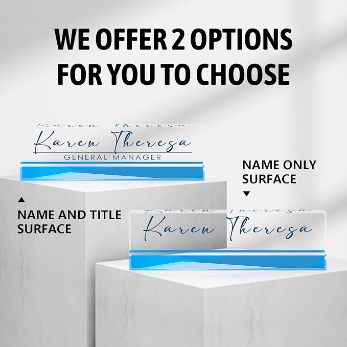 Custom Office Name Plate, Personalized Gifts - Image 6