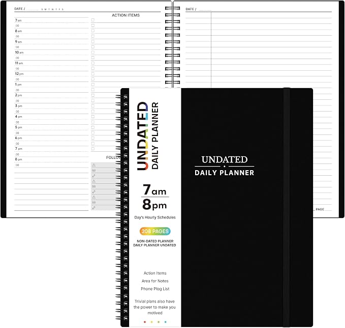 Daily Planner Undated by Forvane