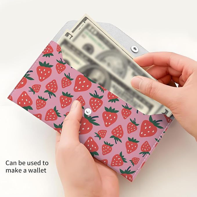 Cash Envelope Wallet Cute PU Leather Envelopes Bag - Image 4