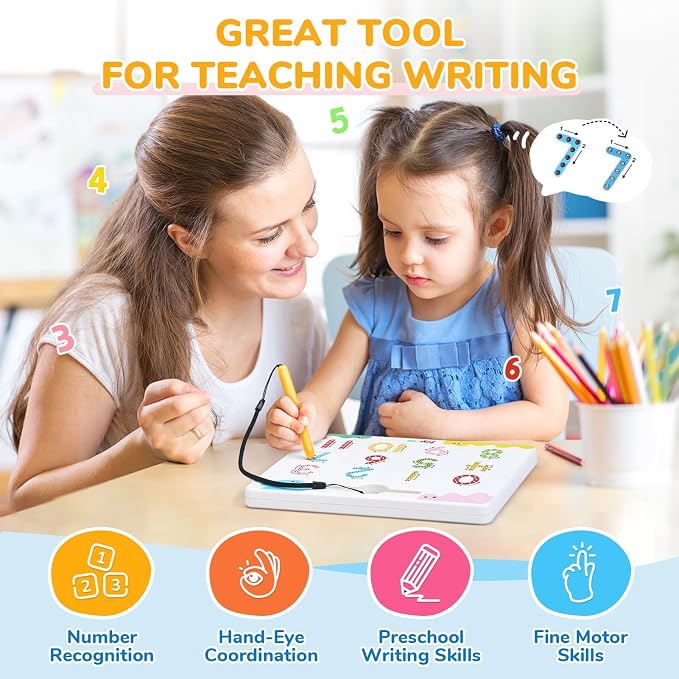 JoyCat Double-Sided Magnetic Number Tracing Board - Image 5