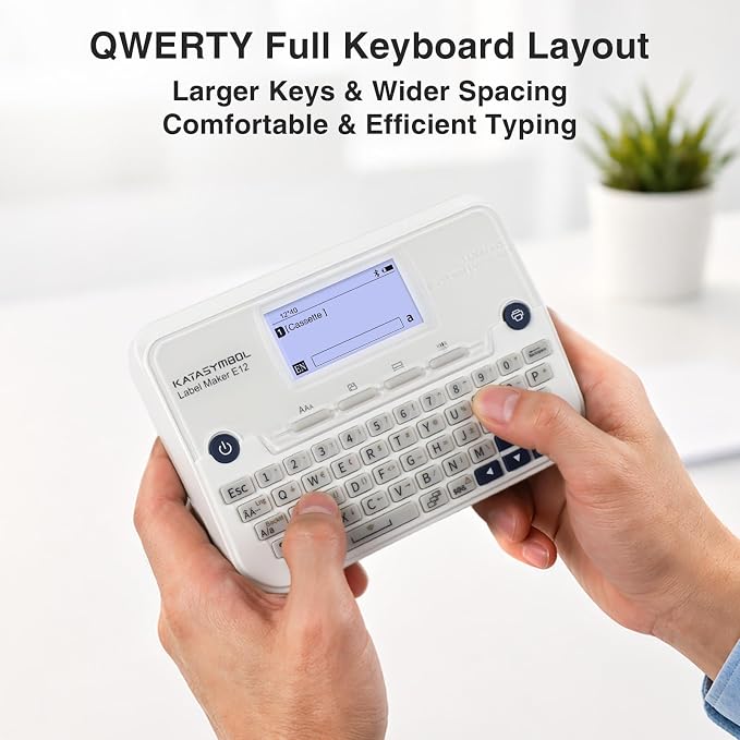 SUPVAN E12 Bluetooth Label Maker Machine, Support Keyboard & App - Image 6