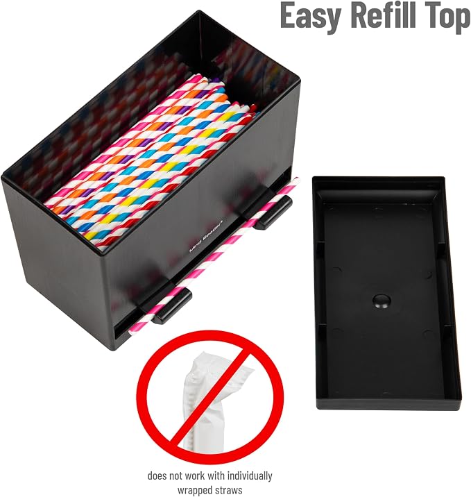 Mind Reader Straw Dispenser, Pencil Dispenser, Classroom Must Have, Restaurant - Image 4