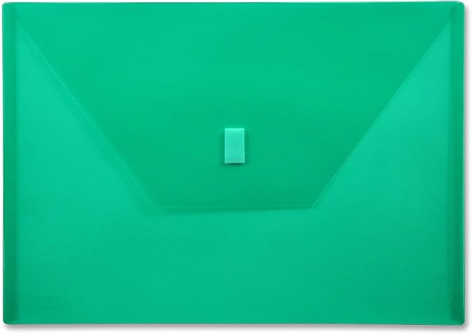 Lion Design-R-Line Poly Envelope, 9-3/8 x 13 Inches, Transparent Green by LION