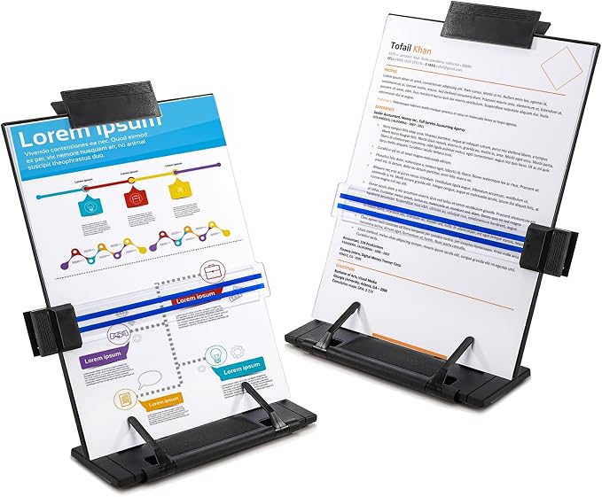 Lawei 2 Pack Desktop Document Holder by ENJOYEVERYMOMENT