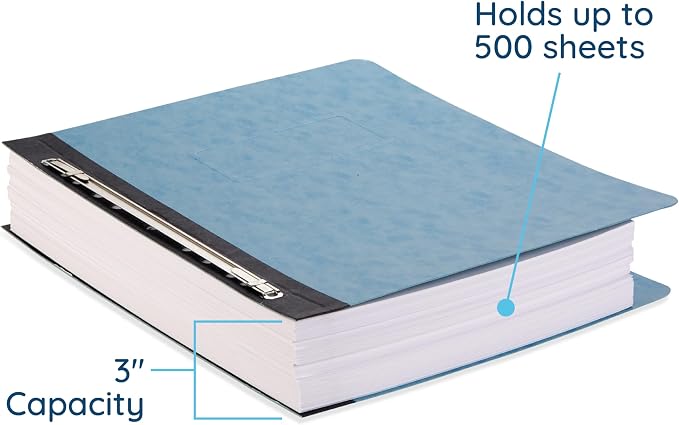 25 Blue Summit Supplies Pressboard Report Cover, Light Blue Business Report - Image 2