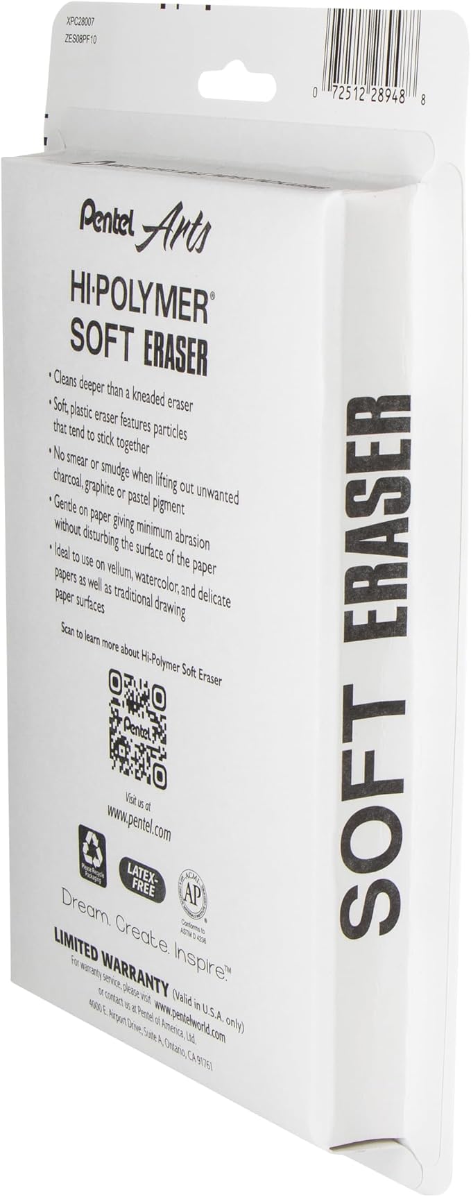 Pentel Clean Eraser, No Mess- No Residue, Hi-Polymer Soft Erasers - Image 8