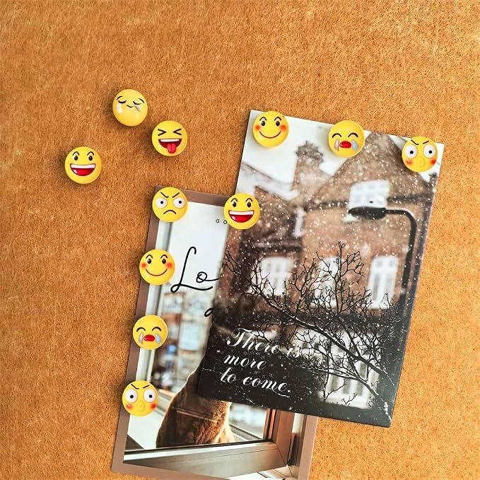 27pcs Decorative Funny Face Expression Fun Push Pins Cute Thumbtacks Thumb - Image 3