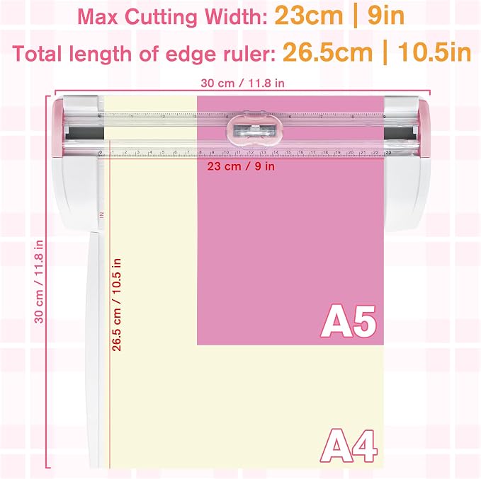 3-in-1 Paper Trimmer with Straight, Scoring & Perforating Blades, Scrapbooking - Image 3
