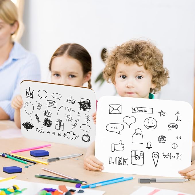 6 Pack Small White Board Dry Erase 5x7 Inch Mini Whiteboard Small Dry Erase - Image 5