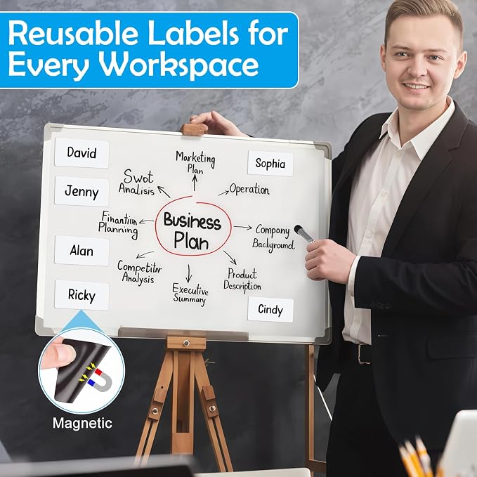 Meetory 80 Pack Magnetic Labels - Image 4