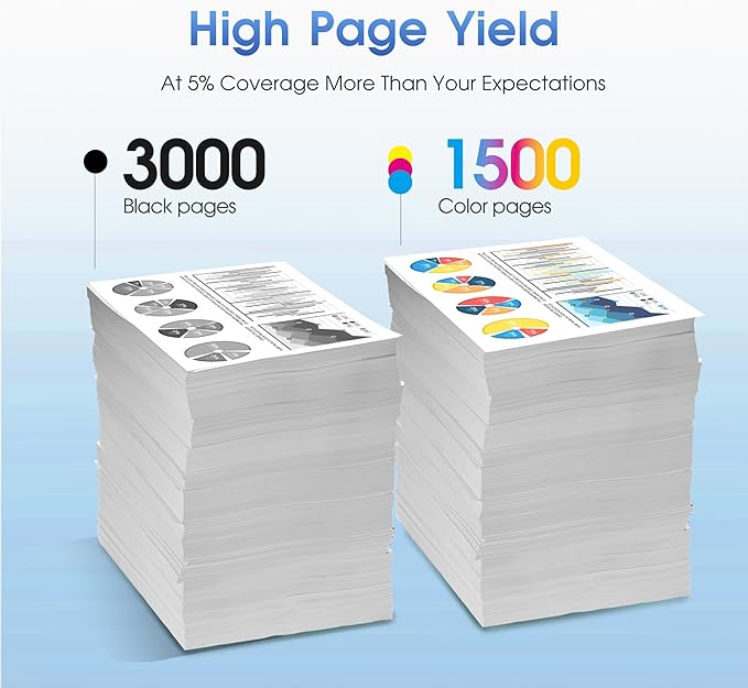 LC406 Ink Cartridges for Brother Printer for Brother LC406 LC406XL Ink Cartridge Work for MFC-J4535DW MFC-J4345DW MFC-J4335DW MFC-J5855DW MFC-J5955DW MFC-J6555DW MFC-J6955DW Printer (4 Pack)-DeskLoop Office