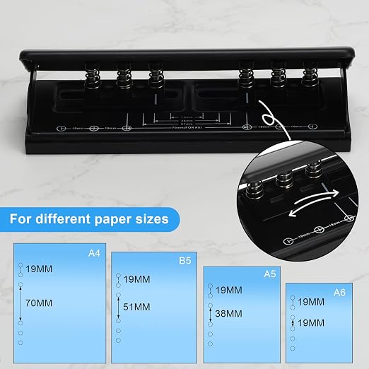 Adjustable 6-Hole Punch - Image 2