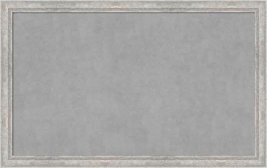 Amanti Art Silver Framed Magnetic Board 27x43 Large Vision Board by AmantiArt