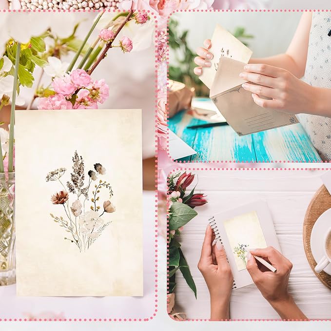 Spiareal 100 Pcs Blank Note Cards Blank Decorative Notecards Index Cards Bulk - Image 5