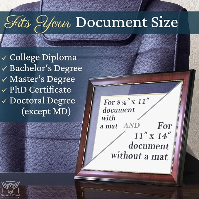 6-pack Wooden Diploma, Certificate, Degree Frame - Image 2