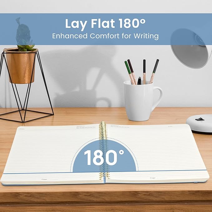 Taja Spiral Lined Notebook, 8.5"x11" Notebooks - Image 4