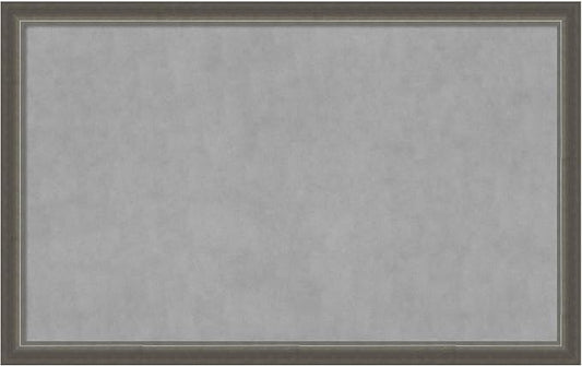 Amanti Art Silver Framed Magnetic Board 27x43 Large Vision Board by AmantiArt
