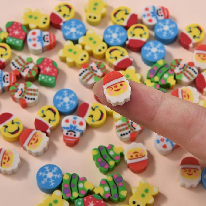 300PCS Mini Cute Pencil Erasers - Image 8