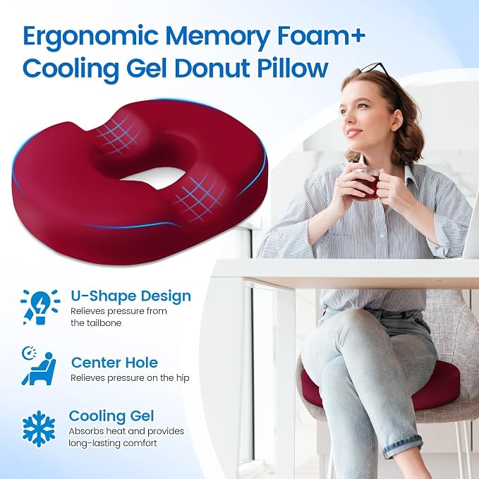 Donut Pillow Seat Cushion - Image 3