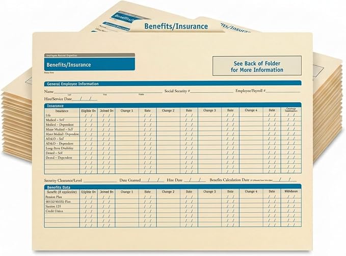 ComplyRight Benefits/Insurance Folder, Document Filing Folder - Image 6