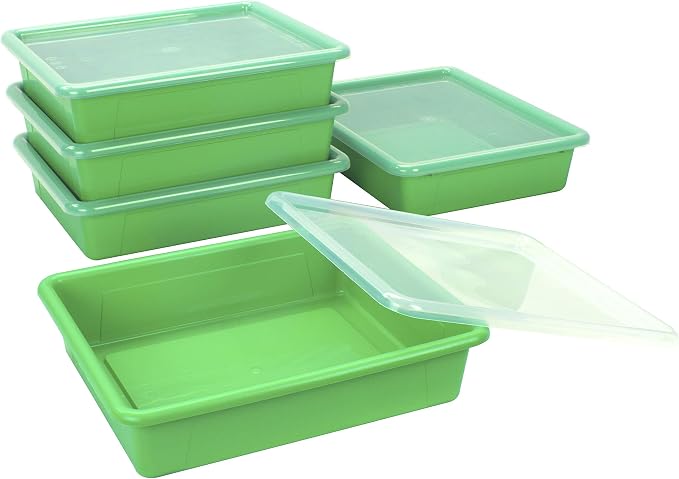 Storex Letter Size Flat Storage Tray – Organizer Bin - Image 3