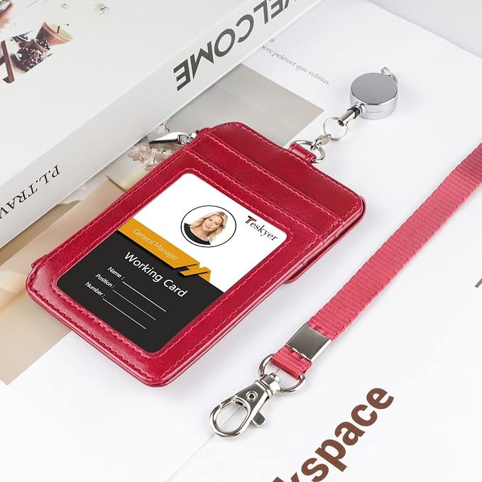 Teskyer Leather Badge Holder - Image 6
