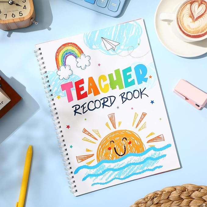Fuyoooo Teacher Record Book Teacher Grade Books 2026-2027 Spiral Bound Record - Image 4
