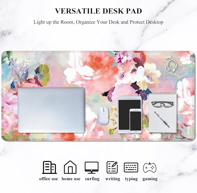 Auhoahsil Desk Pad, XXL Large Mouse Extended Gaming Mousepad, Cute Mat - Image 7