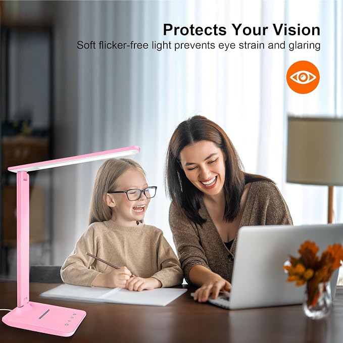 shinelife LED Desk Lamp for Office Home, Bright Desk Light - Image 5