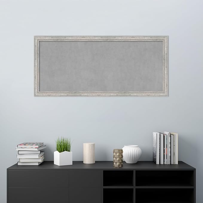 Amanti Art Silver Framed Magnetic Board 23x51 Oversize Vision Board - Image 5