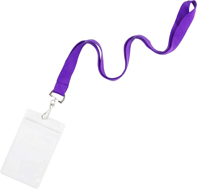 12 Pack Cruise Lanyard with Waterproof ID Card Holder, Colorful Durable Lanyard - Image 2