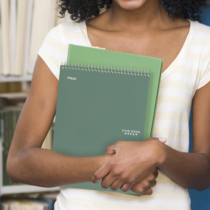 Five Star Top Spiral Notebook + Study App, 1 Subject, College Ruled Notepad - Image 7
